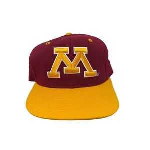 Vintage Minnesota Gophers Wool New Era Hat~Fitted~Made in USA~Size 7 1/4